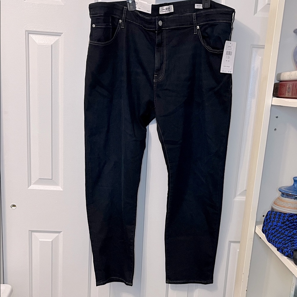NWT GDW General Denim Works Dark Wash Bridge Straight Jeans W44 L30 Men’s